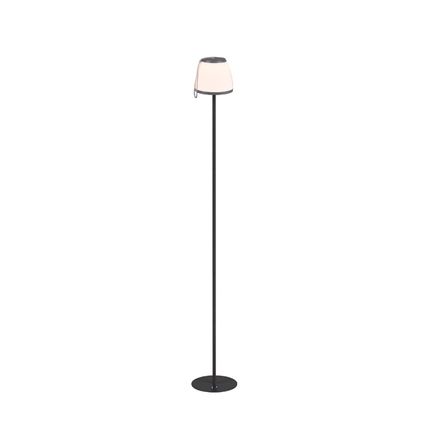 Moderne Vloerlamp Domingo - Metaal - Grijs