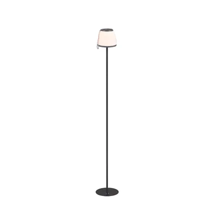 Moderne Vloerlamp Domingo - Metaal - Grijs