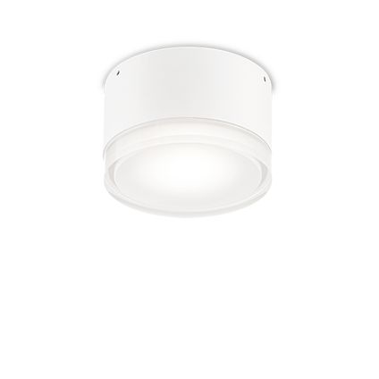 Moderne Witte Plafondlamp - Ideal Lux Urano - Metaal - GX53 - 12 x 12 x 7,5 cm