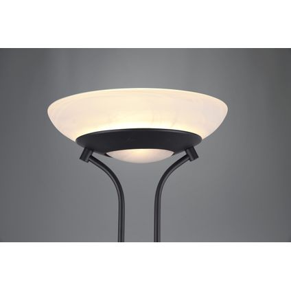 Industriële Vloerlamp Orson - Metaal - Zwart