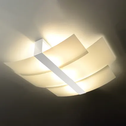 Plafondlamp modern celia wit 3