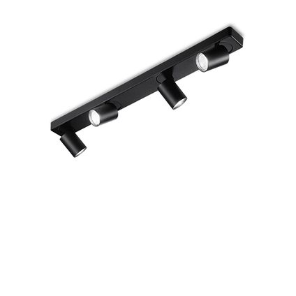Ideal Lux - Rudy - Plafondlamp - Metaal - GU10 - Zwart