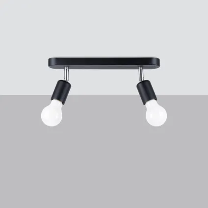 Plafondlamp minimalistisch fornes zwart 3