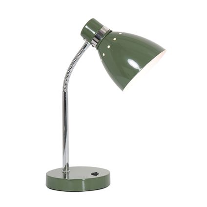 Steinhauer Lampe De Table - Métal - Difficile - E27 (grote Fitting) - L:cm - Vert
