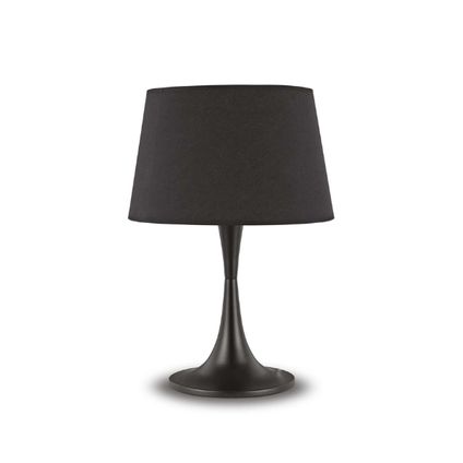 Ideal Lux - London - Tafellamp - Metaal - E27 - Zwart