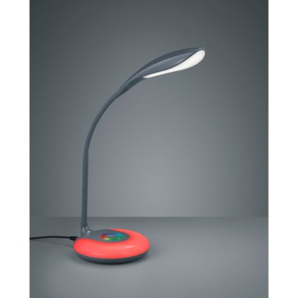 Moderne Tafellamp Krait - Kunststof - Grijs