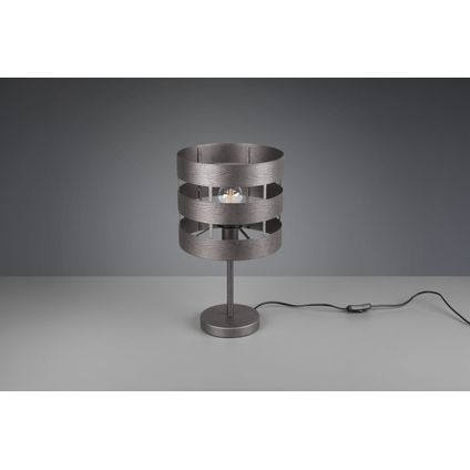 Moderne Tafellamp Duncan - Metaal - Grijs