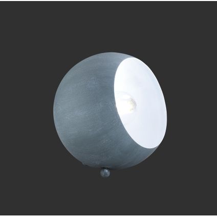 Industriële Tafellamp Billy - Metaal - Grijs
