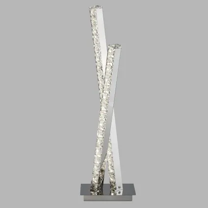 Bussandri Exclusive Lampe De Table - Métal - Moderne - LED - L:16cm - Chrome 2