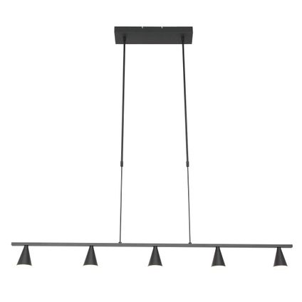 Steinhauer Lampe De Table - Métal - Moderne - Ingebouwd (LED) - L:120cm - Noir