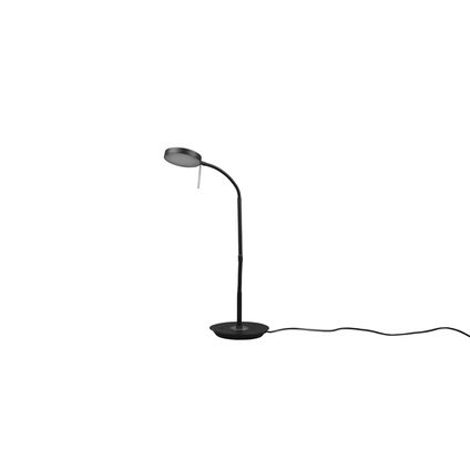 Trio Lampe De Table - Métal - Industriel - LED - L:46cm - Noir