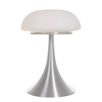 Steinhauer Lampe De Table - Verre - Conceptions - E14 (kleine Fitting) - L:cm - Argent