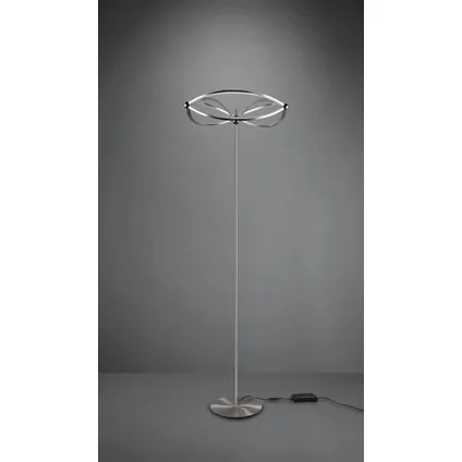 Moderne Vloerlamp Charivari - Metaal - Grijs