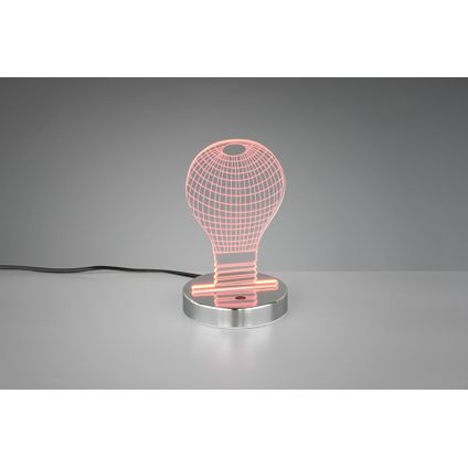 Tafellamp Bulb - Metaal - Chroom