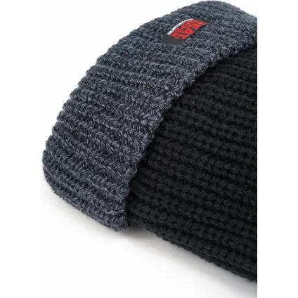 Chapeau de gardien de chaleur tricoté - couleur noire - - une taille 2
