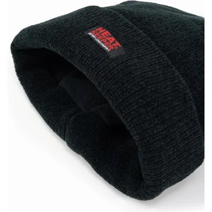 Chapeau de gardien de chaleur chenille - couleur noire - - une taille 2
