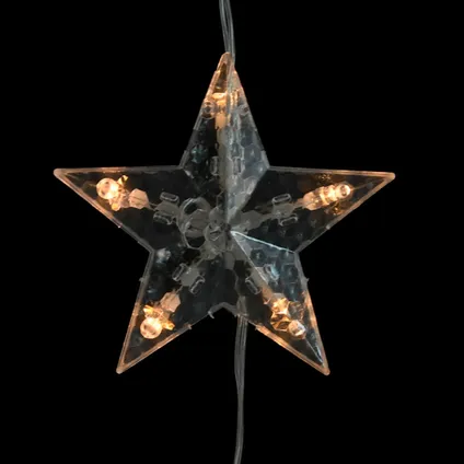 vidaXL Guirlande lumineuse à étoiles LED 200LED Blanc chaud 7