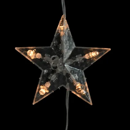 vidaXL Guirlande lumineuse à étoiles LED 500LED Blanc chaud 5
