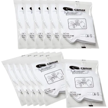 Climax Fijnstofmasker FFP2 met uitblaasventiel - 12 stuks 5