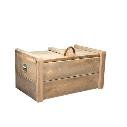 Wood4you - Speelgoedkist - Army hout 70Lx50Dx50H cm