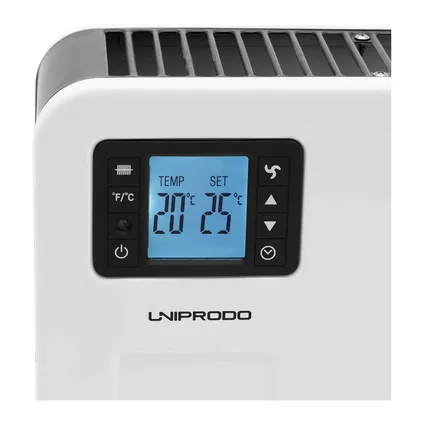 Uniprodo Convectorverwarming - voor 25 m² - 2300 W - timer - LCD - afstandsbediening UNI_CH_01 2