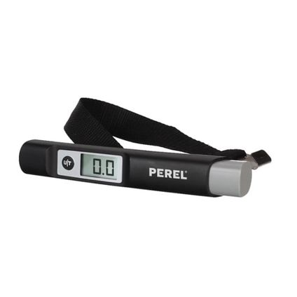 Perel Pèse-bagage, numérique, max. 50 kg, 14.5 x 3.0 x 3.2cm, Noir,ABS
