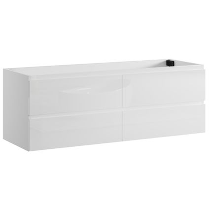 Meuble de salle de bain Angela 160cm - Badplaats - blanc Armoire rangement