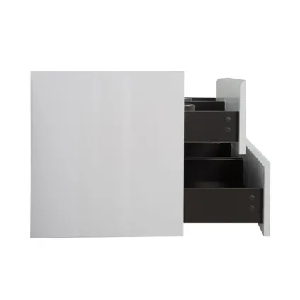 Badplaats Wastafelonderkast Angela 160 x 48 x 50 cm - hoogglans wit 3