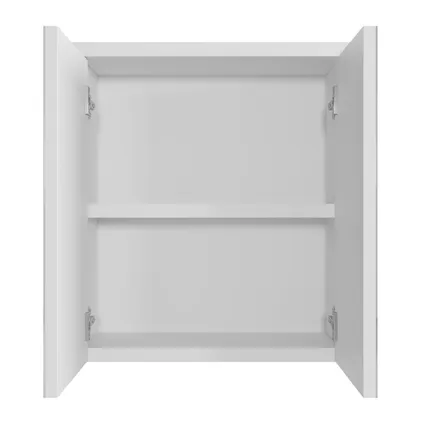 Meuble a miroir Toledo 60 x 60 cm - Badplaats - Blanc - Miroir armoire 2