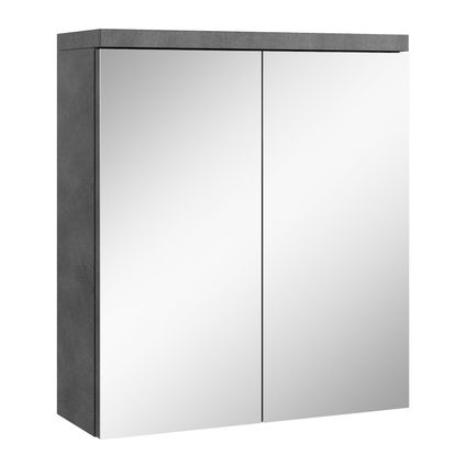 Badplaats Spiegelkast Toledo 60 x 20 x 60 cm - donker grijs