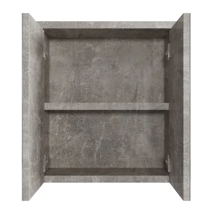 Badplaats Spiegelkast Toledo 60 x 20 x 60 cm - beton grijs 2
