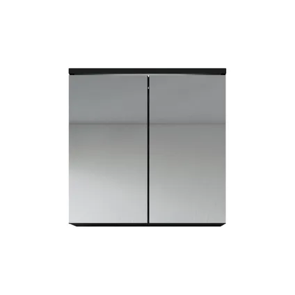Meuble a miroir Toledo 60 x 60 cm - Badplaats - Noir - Miroir armoire 3