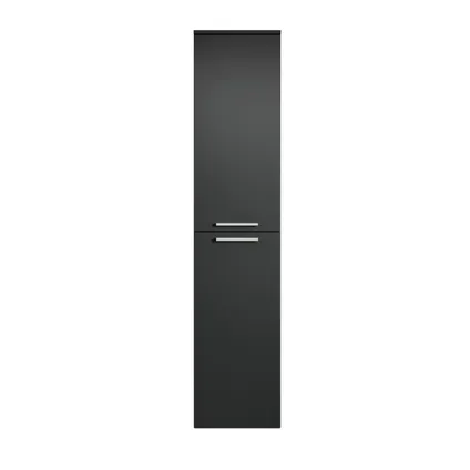 Armoire rangement Saturnus - Badplaats - 130 cm Noir mat meuble rangement 3