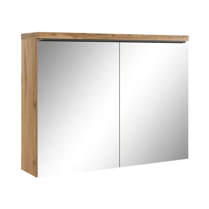 Meuble a miroir Paso 80 x 60 cm - Badplaats - Chene - Miroir armoire