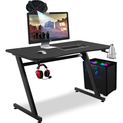 Bayt Gaming Desk - Gaming desk - Table d'ordinateur - 105 x 55 x 75 cm - Noir