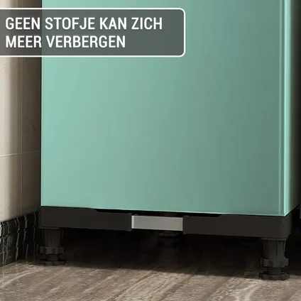 Vonia Wasmachine Verhoger - Universele verhoging voor Witgoed - Verstelbaar - 300 KG - Zwart 6
