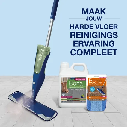 Bona Premium Spray Mop - Vloerwisser met Spray - Harde Vloer Reiniger - Vloermop 5