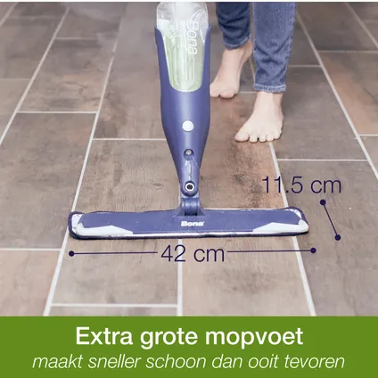 Bona Premium Spray Mop - Vloerwisser met Spray - Harde Vloer Reiniger - Vloermop 9