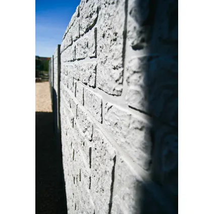 Intergard - Betonschutting Brickstone enkelzijdig 200x231cm 2