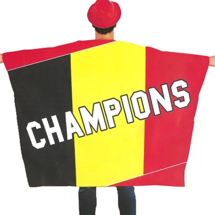 12 pièces Flag Cap Belgium Champions 150x110cm 2