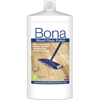 Bona Houten Vloer Polish Mat - 1 Liter - Houten Vloer Onderhoud - Beschermend