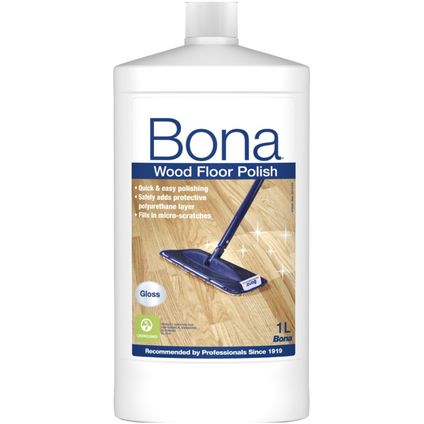 Bona Houten Vloer Polish Glans - 1 Liter - Houten Vloer Onderhoud - Beschermend