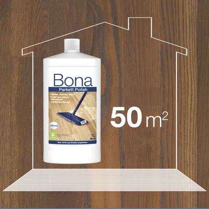 Bona Houten Vloer Polish Glans - 1 Liter - Houten Vloer Onderhoud - Beschermend 3