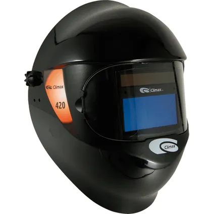Climax Casque de soudage automatique 420 - avec bouton rotatif - bandeau anti-transpiration - masque de soudage
