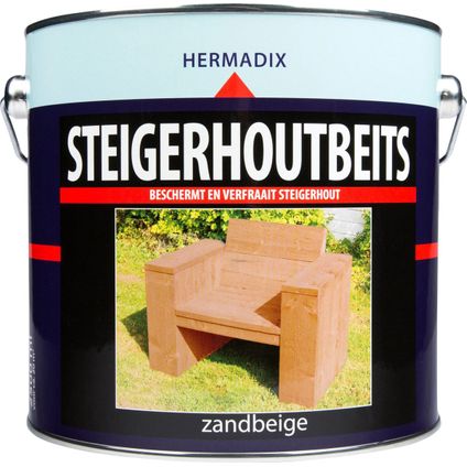 Hermadix steigerhoutbeits Zandbeige 2,5 liter