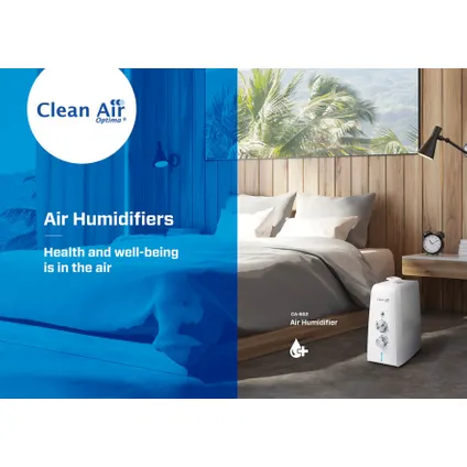 Clean Air Optima - Luchtbevochtiger met ionisator CA-602 - ruimtes tot 35m² / 90m³ 8