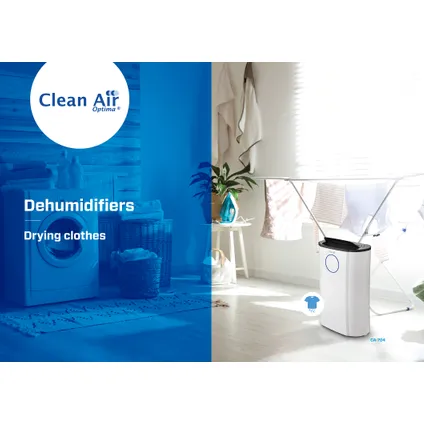Clean Air Optima - Déshumidificateur et purificateur d'air CA-704 - espaces jusqu'à 40m² / 100m³ 9