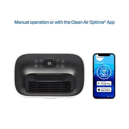 Clean Air Optima - Déshumidificateur et purificateur d'air CA-706 Smart - espaces jusqu'à 70m² / 175m³ 5