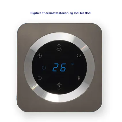 Clean Air Optima - 2in1 Ventilatorkachel CA-904C - tot 40m² / 100m³ - PTC verwarming/ventilator 4