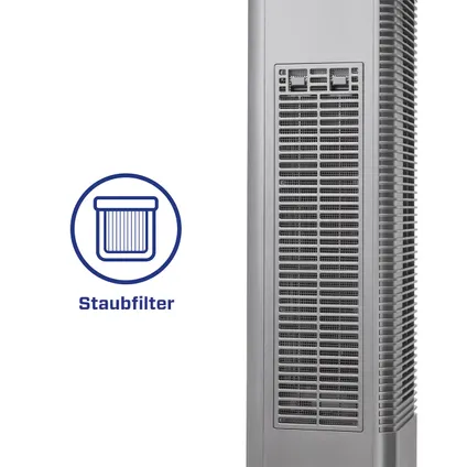 Clean Air Optima - Chauffage-ventilateur Design 2-en-1 CA-904G - 40m² / 100m³ - Chauffage PTC et ventilateur 5